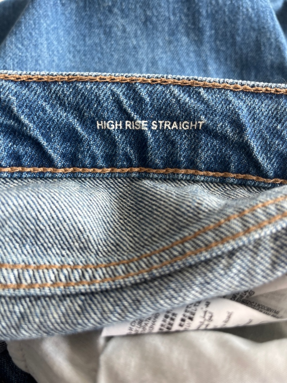 Boden High Rise Straight Leg Jeans in Mid Vintage Sz 30 P - Picture 6 of 15
